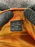 Express 100% Silk Color Block Orange Long Sleeve Silk Top Size 7 - 8 - photo 8