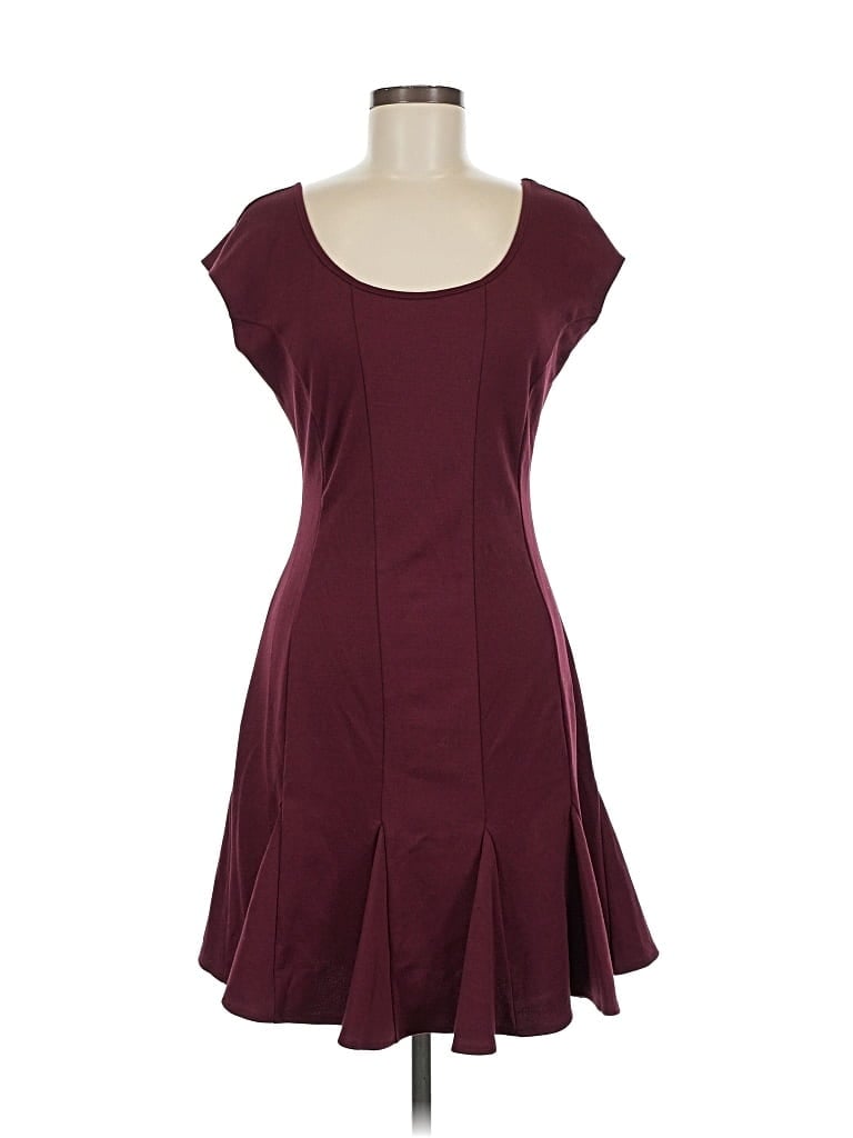 Pre-owned Catherine Malandrino Casual Dress In Burgundy