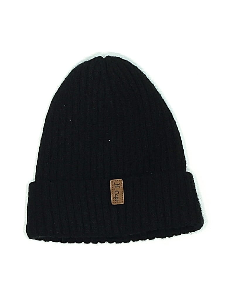 Pre-owned Assorted Brands Beanie Hat In Black