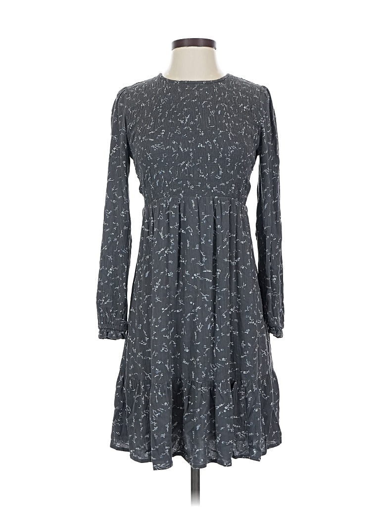 Pre-owned Sonoma Goods For Life Casual Dress In Gray