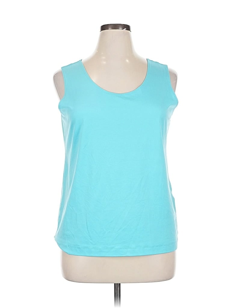Pre-owned Chico's Sleeveless T-shirt In Blue