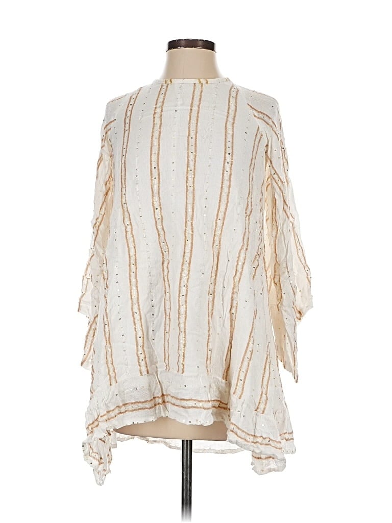 Pre-owned Sundress Casual Dress In White