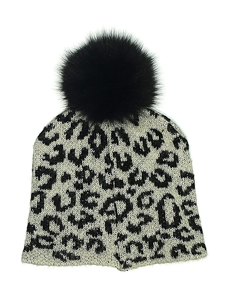 Pre-owned Jocelyn Beanie Hat In Black