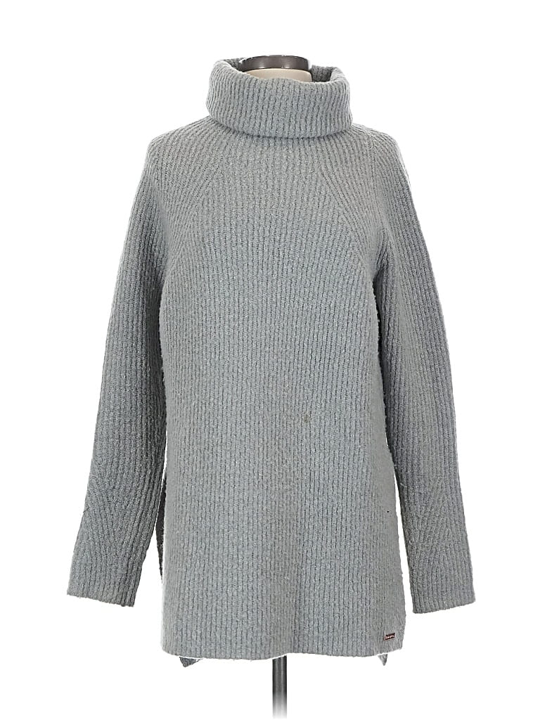 Pre-owned Sweaty Betty Turtleneck Sweater In Gray