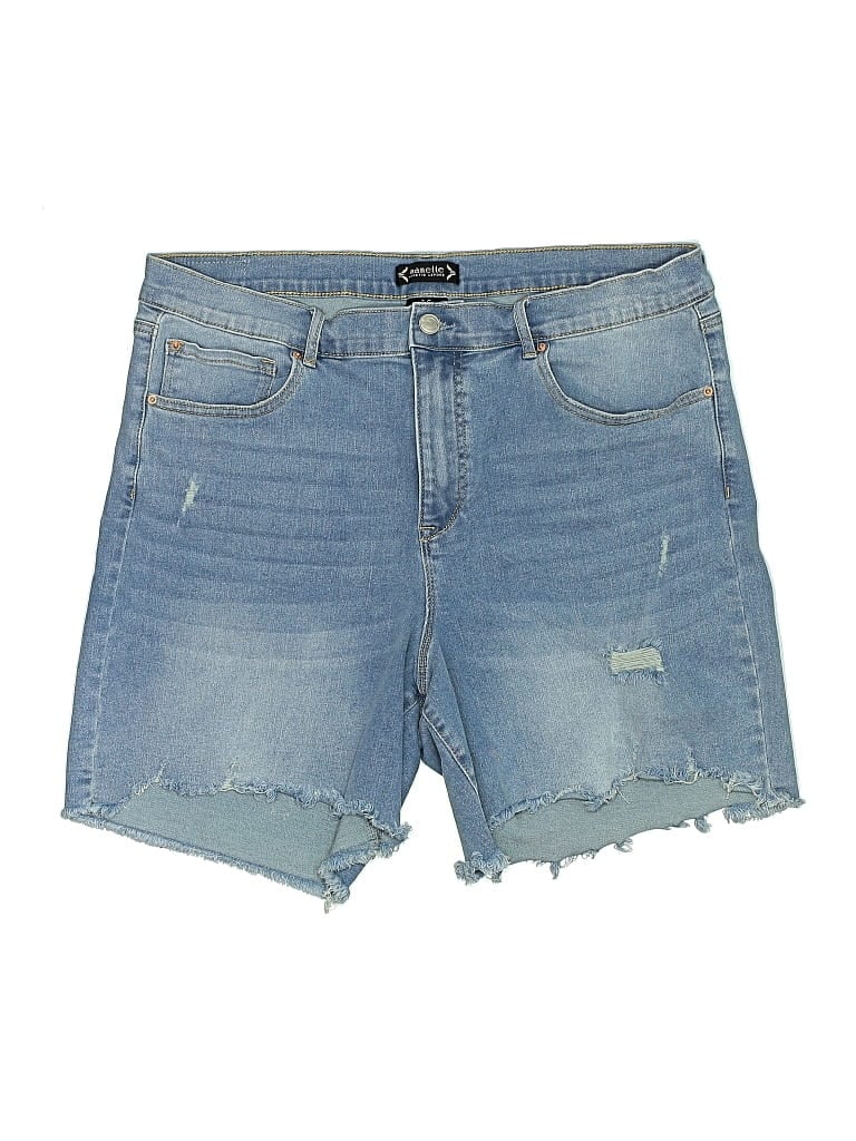 Pre-owned Nanette Lepore Denim Shorts In Blue