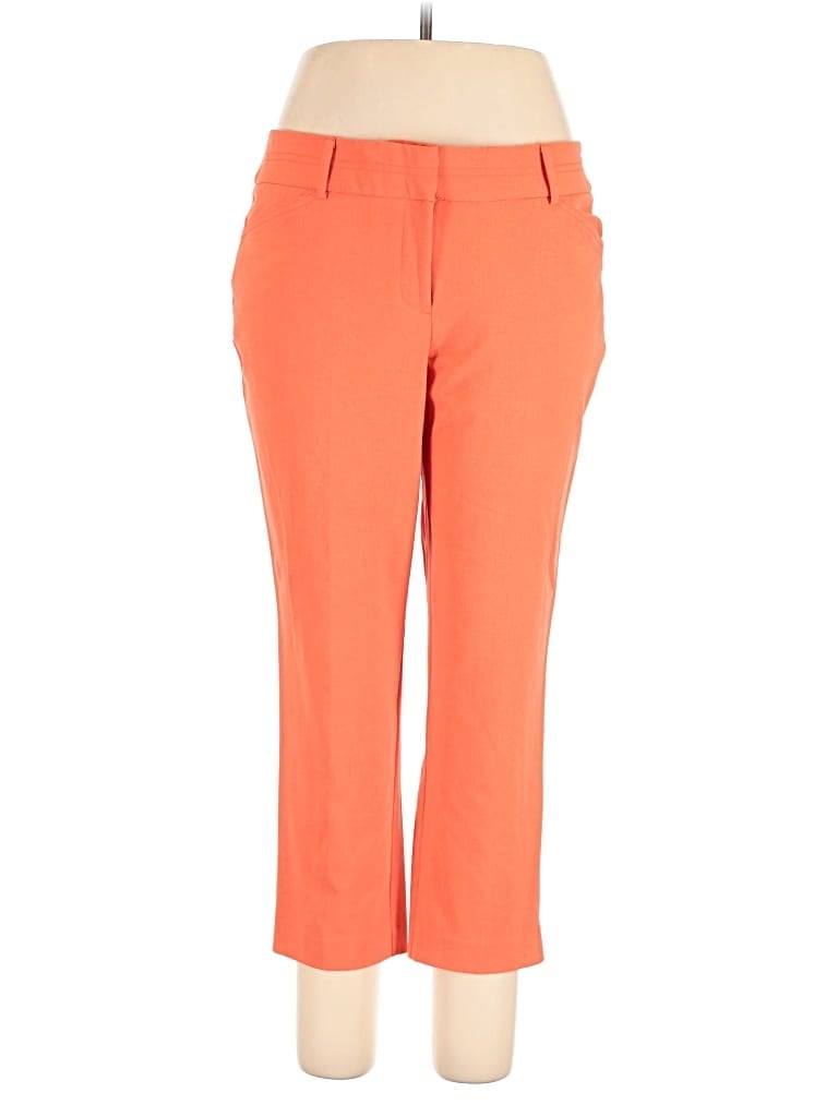 Pre-owned 7th Avenue Design Studio New York & Company Casual Pants In Orange