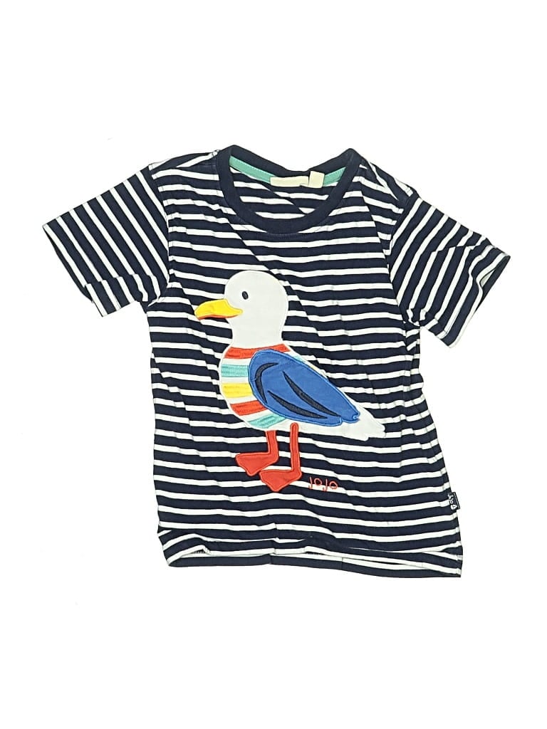 Pre-owned Jojo Maman Bébé Kids' Short Sleeve T-shirt In Blue