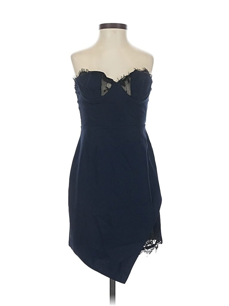 Pre-owned Nbd Cocktail Dress In Blue