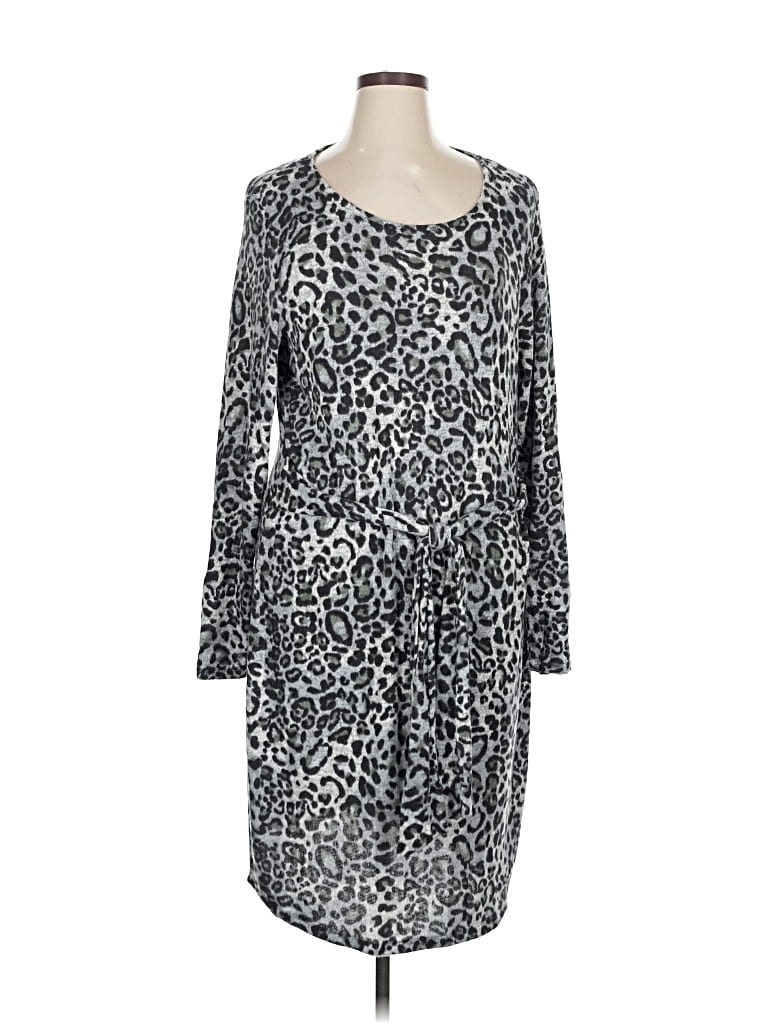 Pre-owned Apt. 9 Casual Dress In Gray