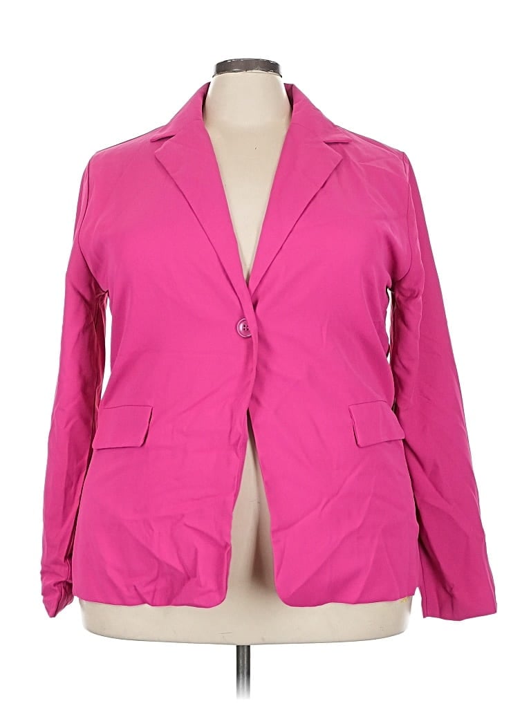 Pre-owned Unbranded Blazer Jacket In Pink