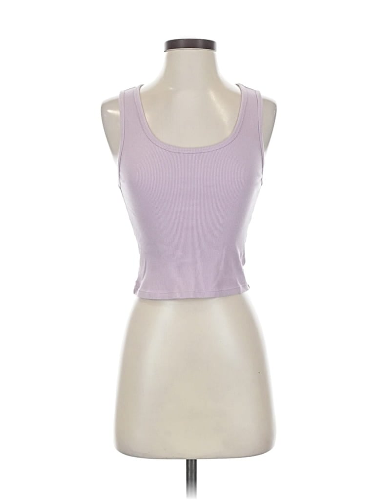 Pre-owned Z Supply Tank Top Purple Strapless Neckline Tops