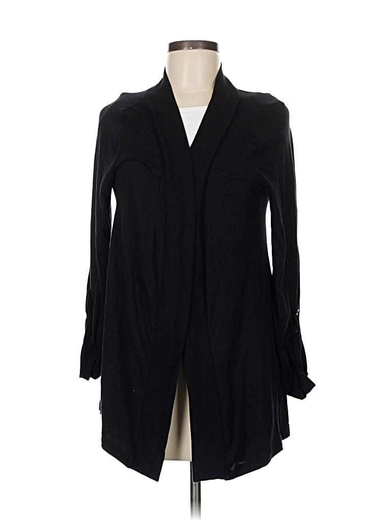 Pre-owned Splendid Cardigan Sweater In Black