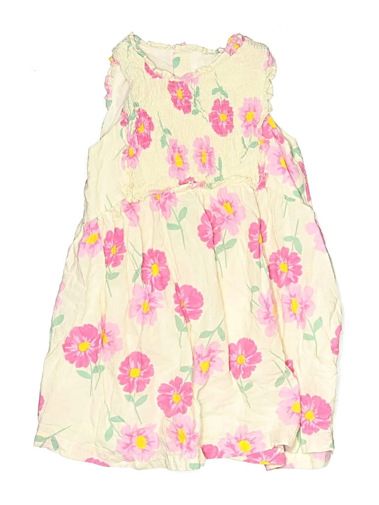 Pre-owned Zara Kids' Dress In Yellow