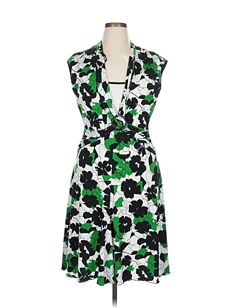 Pre-owned Connected Apparel Cocktail Dress In Green