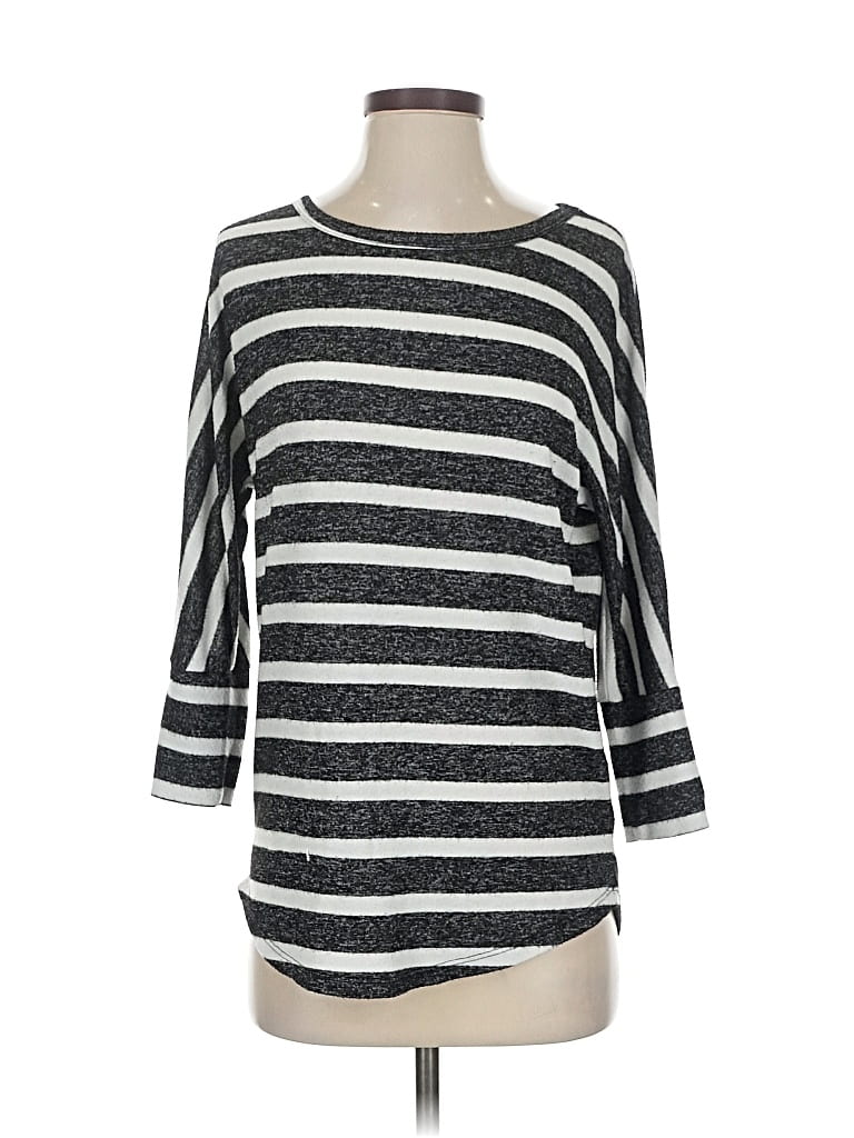 Pre-owned Mix By 41 Hawthorn Pullover Sweater In Silver