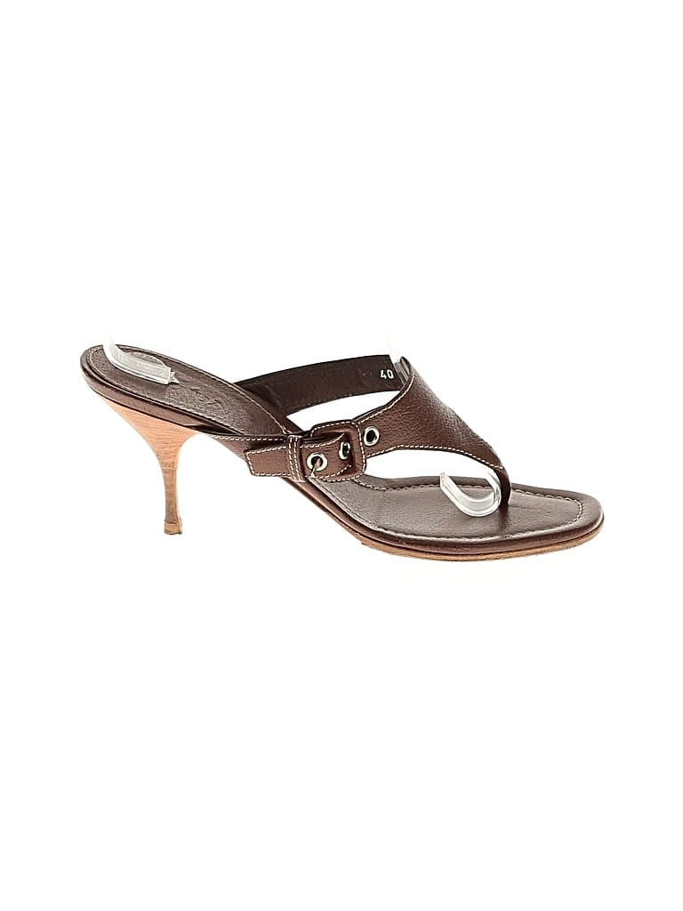 Pre-owned Prada Sandals In Brown
