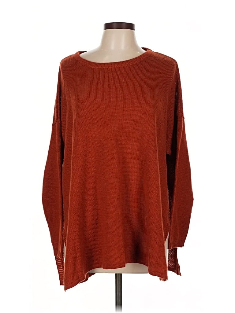 Pre-owned Divided By H&m Pullover Sweater In Red