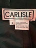 Carlisle 100% Wool Solid Black Wool Skirt Size 6 - photo 4
