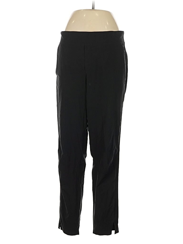 Pre-owned Athleta Track Pants In Black