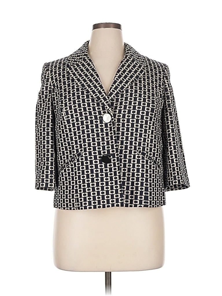 Pre-owned Ann Taylor Loft Blazer Jacket In White