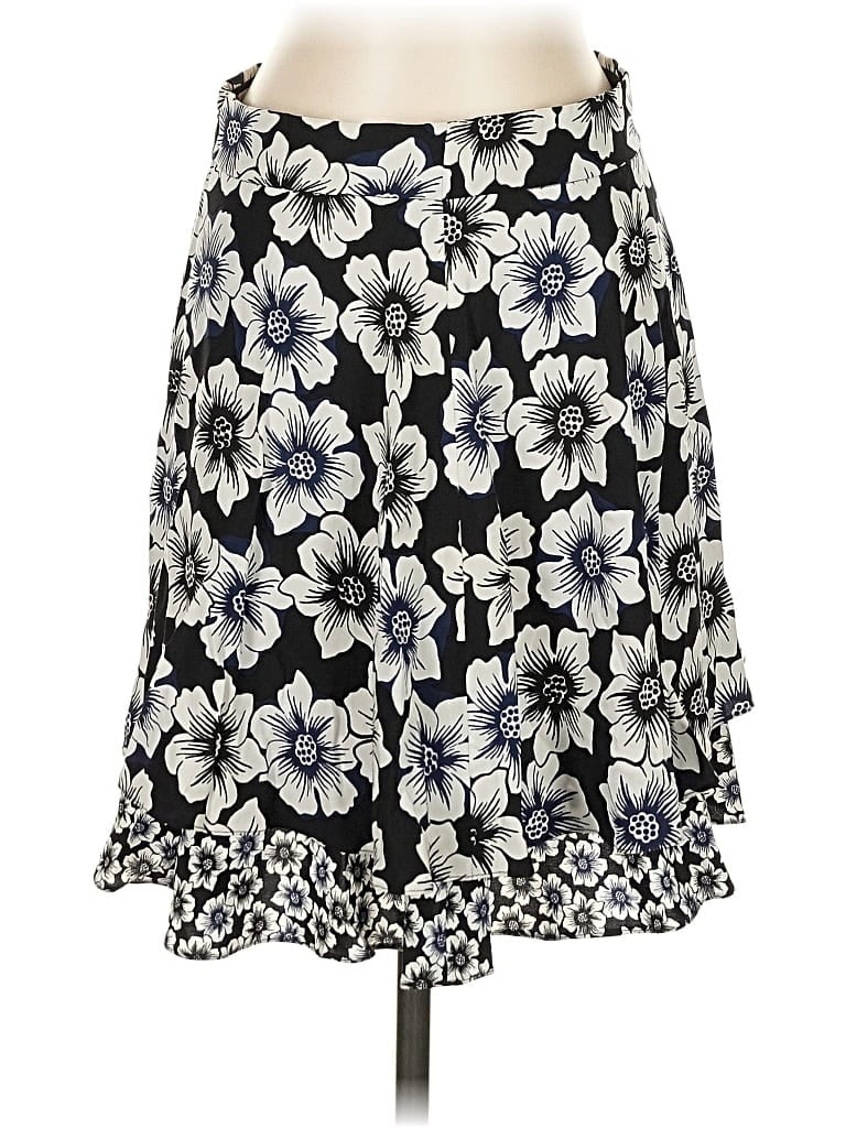 Pre-owned Kate Spade New York Silk Skirt In Black