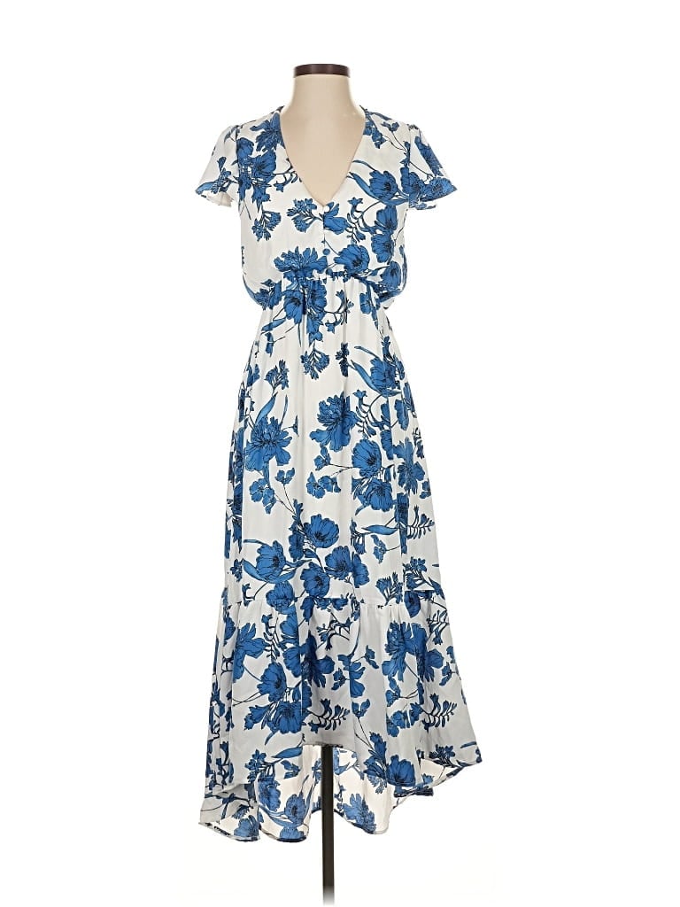 Pre-owned Lulus Casual Dress In Blue