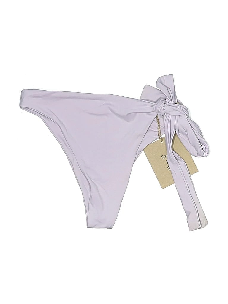 Pre-owned Stone Fox Swim Swimsuit Bottoms In Gray