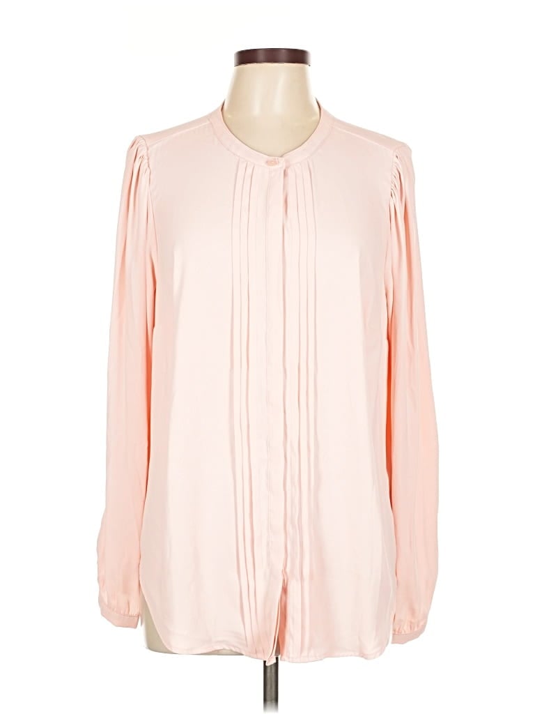 Pre-owned Torrid Long Sleeve Blouse In Pink