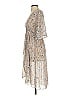Maurices 100% Polyester Paisley Tan Casual Dress Size S - photo 5