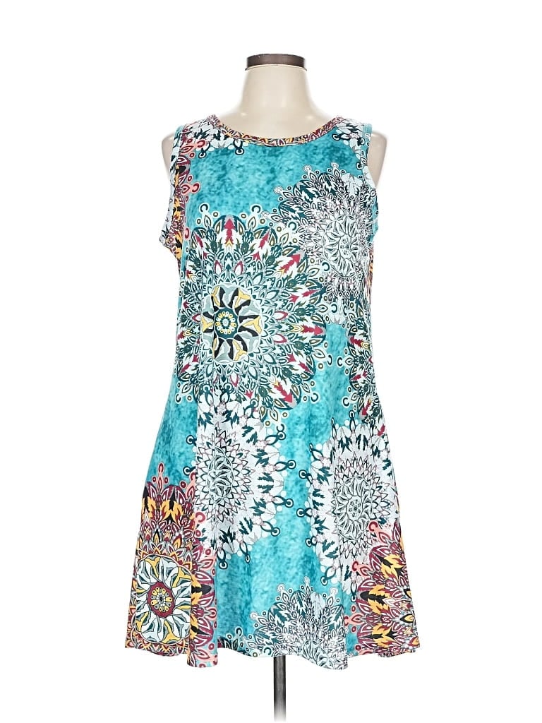 Pre-owned Unbranded Casual Dress In Blue