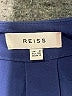 Reiss 100% Viscose Blue Short Sleeve Blouse Size 4 - photo 7