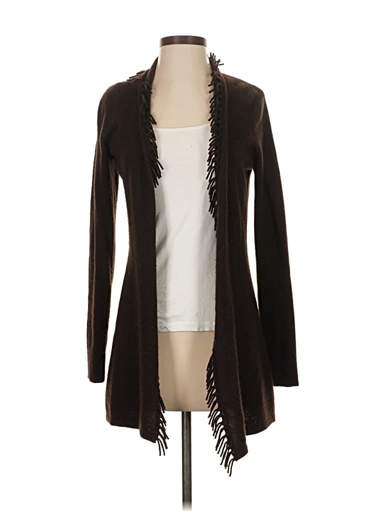 Pre-owned Magaschoni Cardigan Sweater In Brown