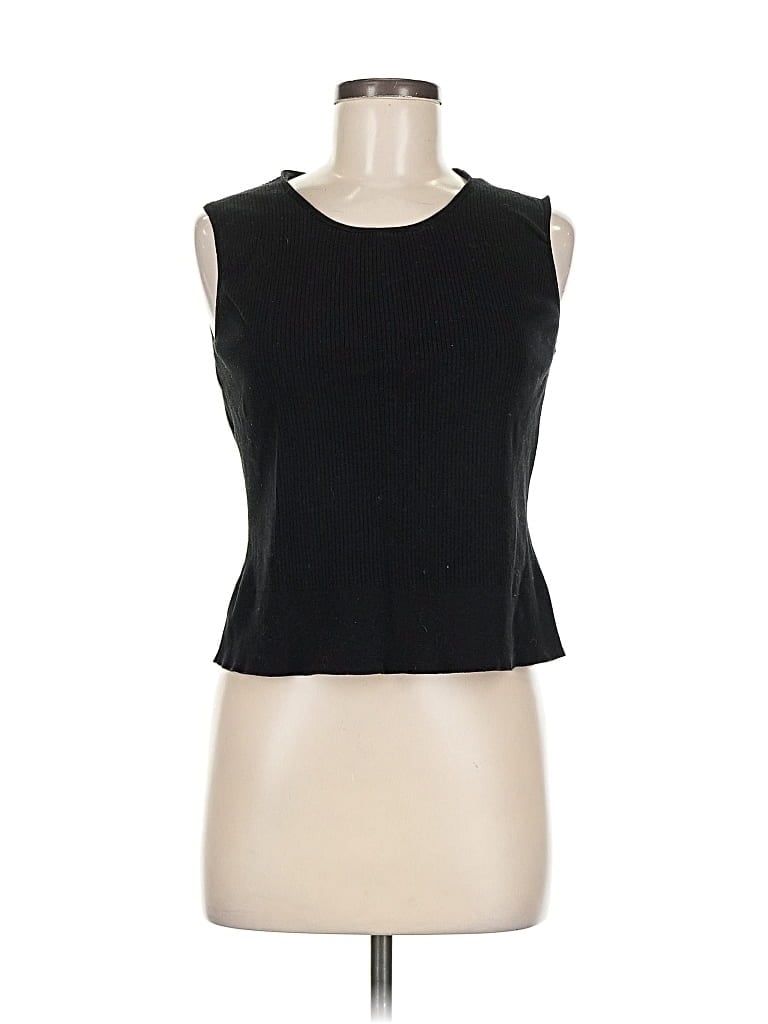 Pre-owned Talbots Cardigan Sweater In Black