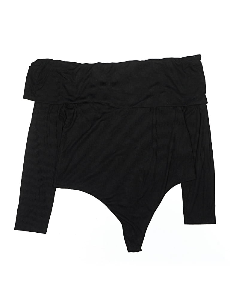 Pre-owned Afrm Bodysuit In Black