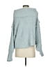 She + Sky 100% Polyester Blue Pullover Sweater Size S - photo 2