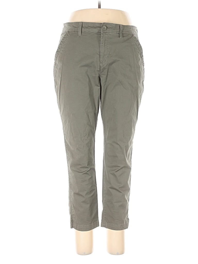 Pre-owned Eddie Bauer Casual Pants In Green