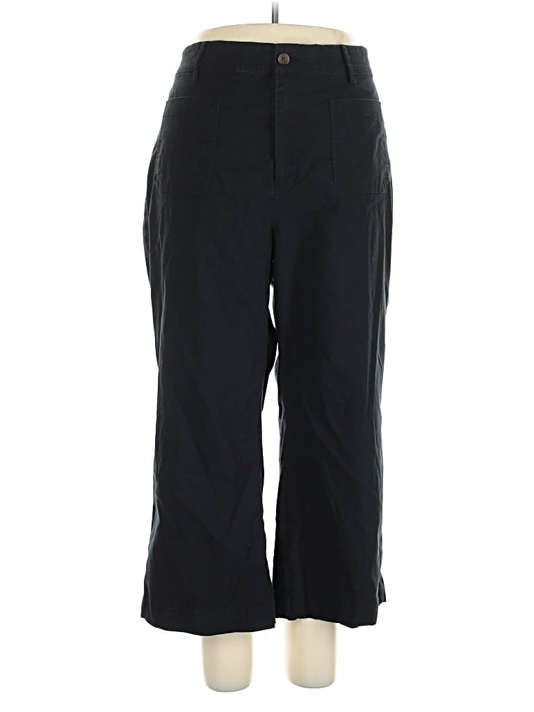 Pre-owned J.crew Factory Store Casual Pants In Black