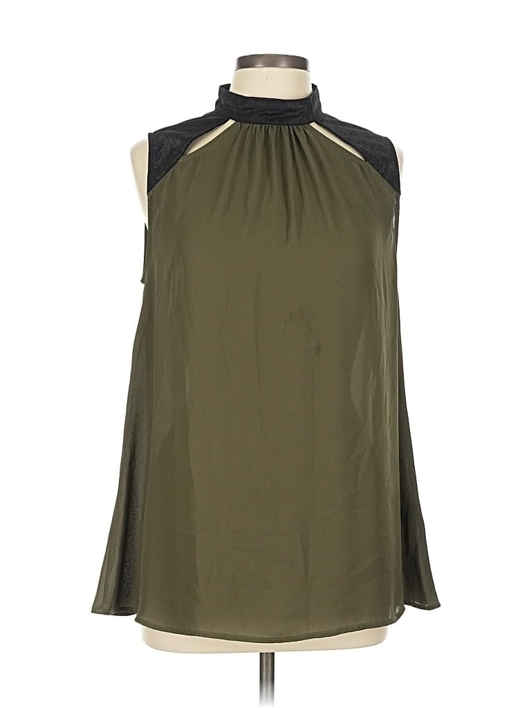 Pre-owned Very J Sleeveless Blouse In Green