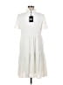 DKNY 100% Polyester Ivory Casual Dress Size 6 - photo 2