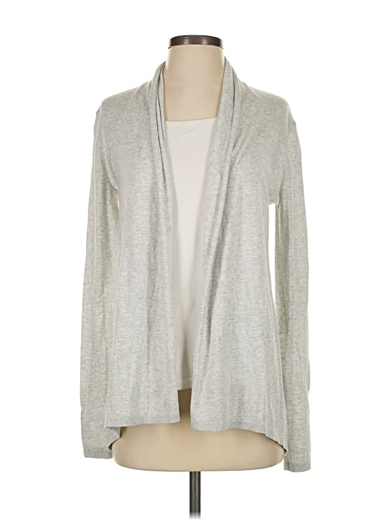 Pre-owned Express Cardigan Sweater In Silver