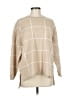 Sugarlips Plaid Tan Pullover Sweater Size M - photo 1