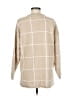 Sugarlips Plaid Tan Pullover Sweater Size M - photo 2