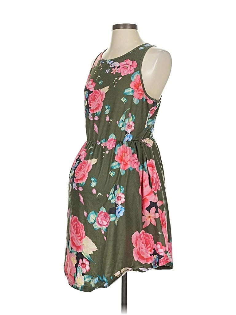 Pre-owned Unbranded Casual Dress In Green