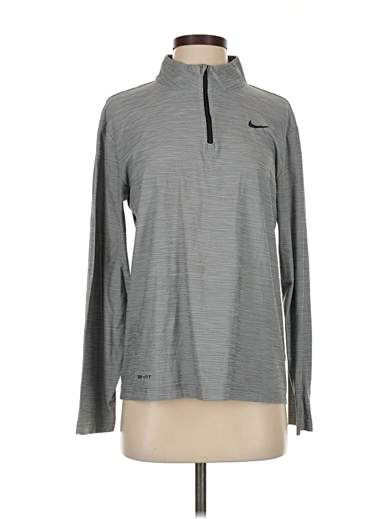 Pre-owned Nike Sweatshirt In Silver