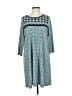 Max Studio Print Teal Casual Dress Size M - photo 1