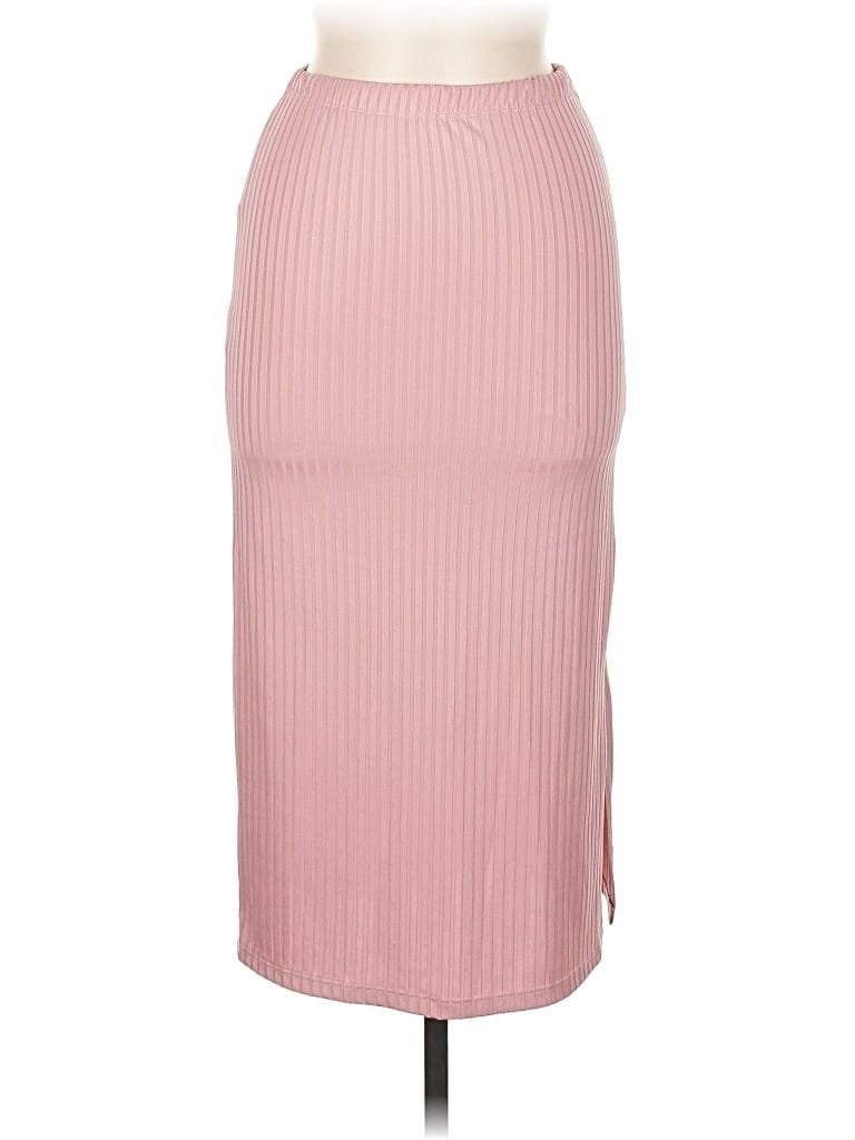 Pre-owned Velvet Torch Formal Skirt In Pink