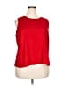 Elementz 100% Polyester Red Sleeveless Blouse Size 2X - photo 1