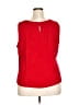 Elementz 100% Polyester Red Sleeveless Blouse Size 2X - photo 2