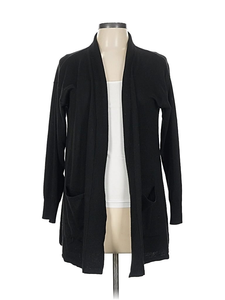 Pre-owned Gloria Vanderbilt Cardigan Sweater In Black