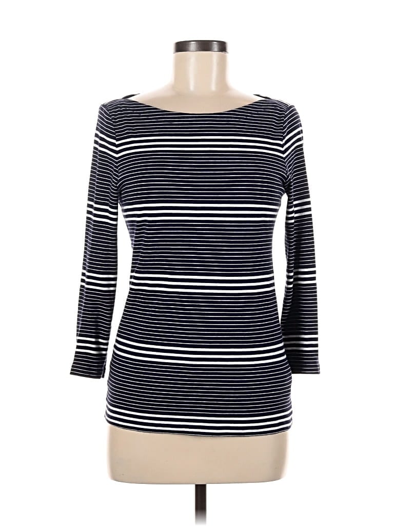 Pre-owned Gap 3/4 Sleeve T-shirt In Blue